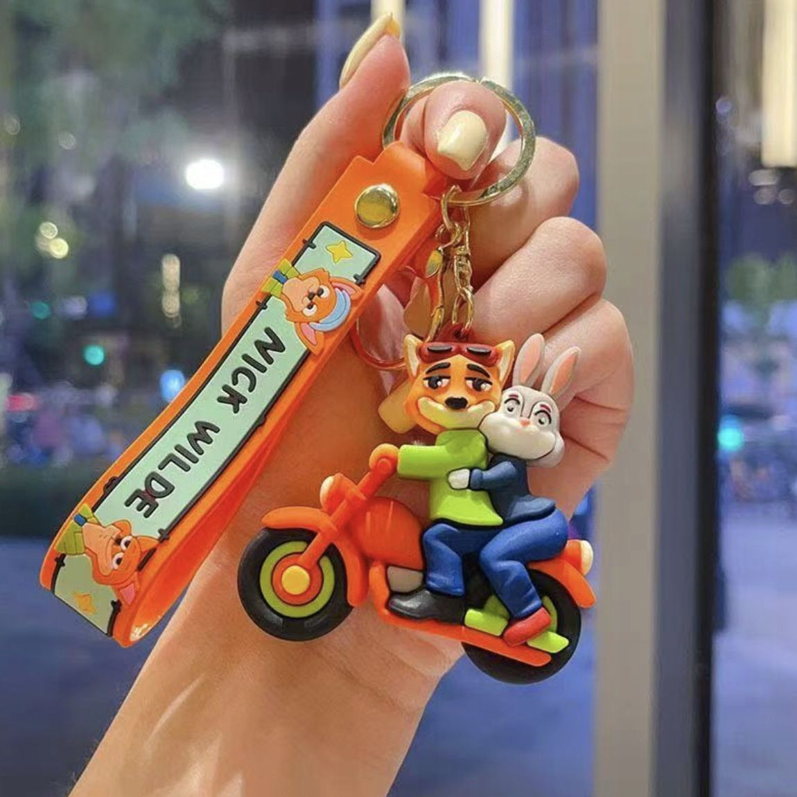 Zootopia Characters - Gold Key Ring Style 4 – BLINGSPOT