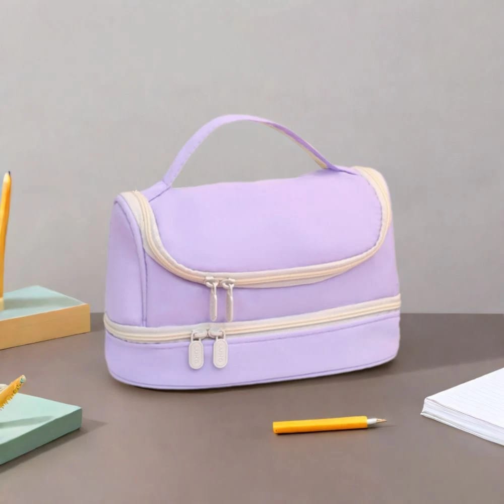 Lilac Purple Premium Large Capacity - Multifunctional Pouch