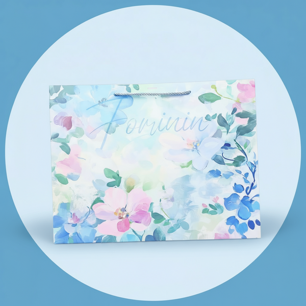 Fortune Flowers Floral - Gift Bag Style 3