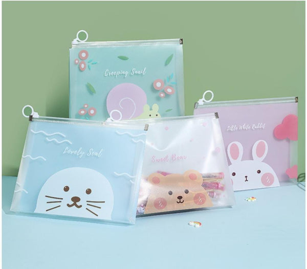 Cute Animal Document Folder - Large Pouch