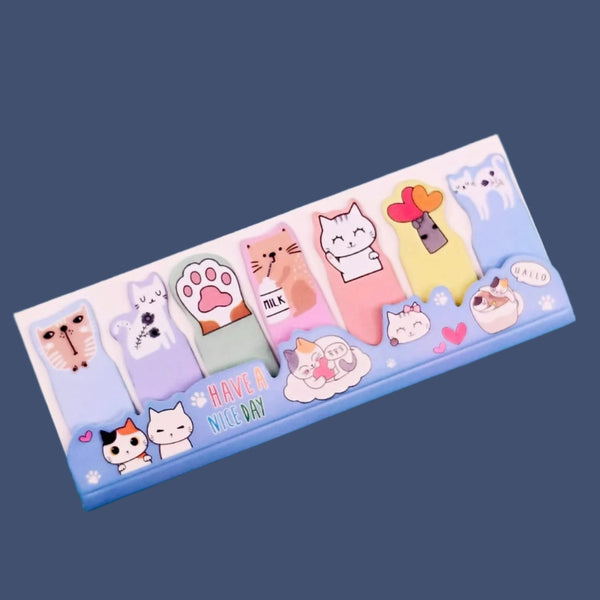 Kawai Cat & Paw - Sticky Note