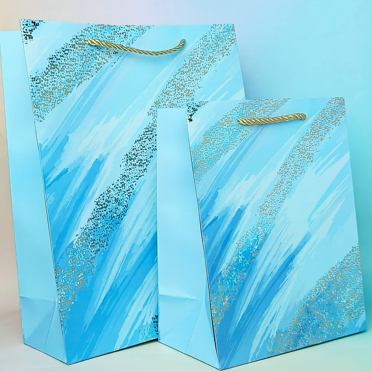 Watercolor Foiled Series - Gift Bag Style 1