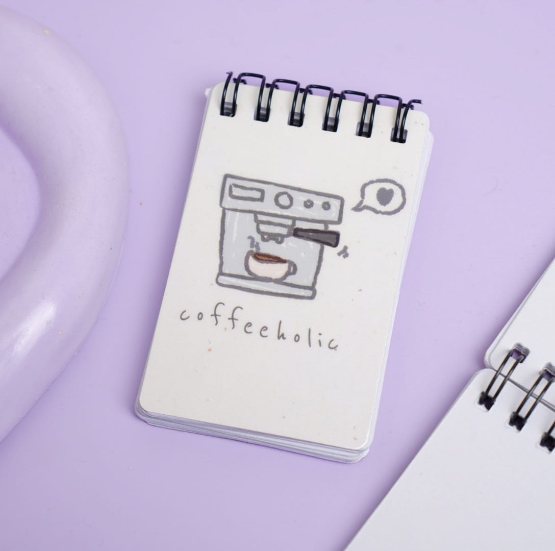 Coffeeholic - Mini Notepad