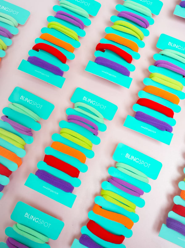 Candy Colors - Hair Tie Set of 9