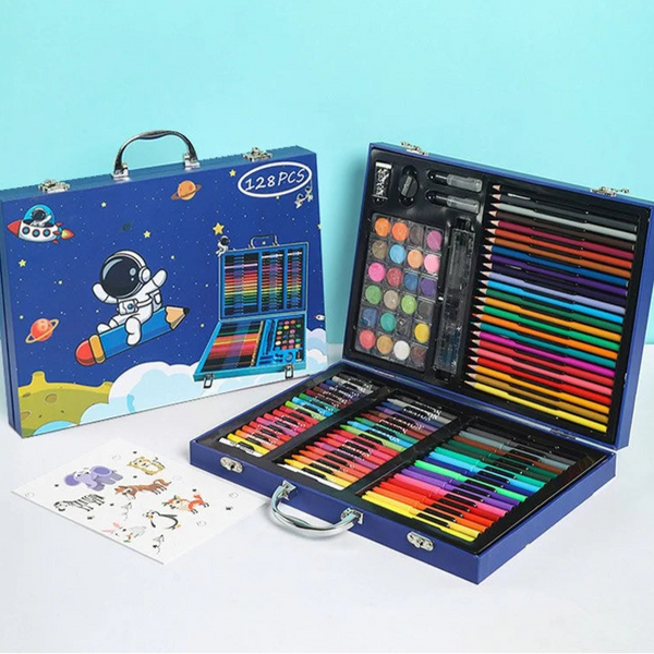 Astronaut Briefcase Painting Set Of 128 ( Large )