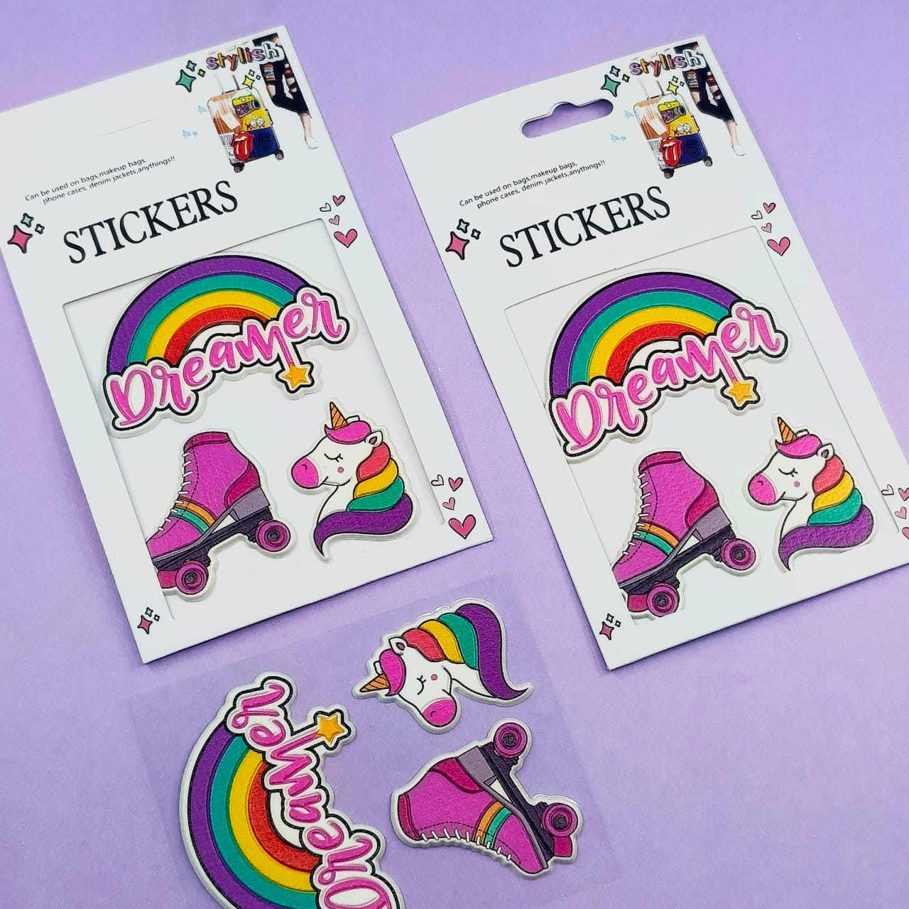 Dreamer Rainbow & Unicorn  - Stickers