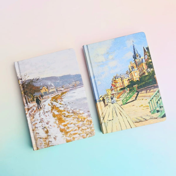 Cloude Monet Series Luxury Foiled - Notebook / Journal  Style 2