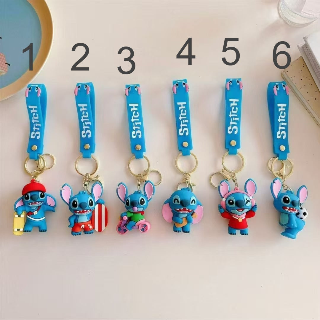 Happy Stitch Gold - Key Ring