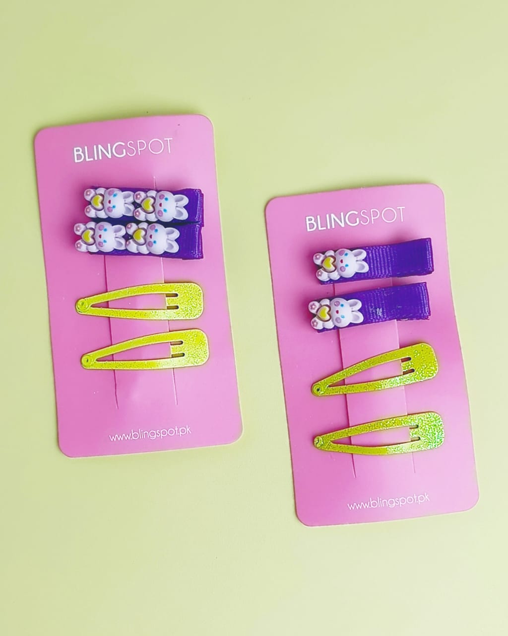 Snap Clips - Hair Clip Set Of 4 - Style 48