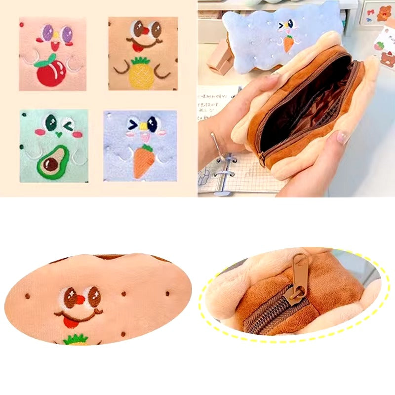 Fruits Sandwich Cartoon Plush  - Pouch