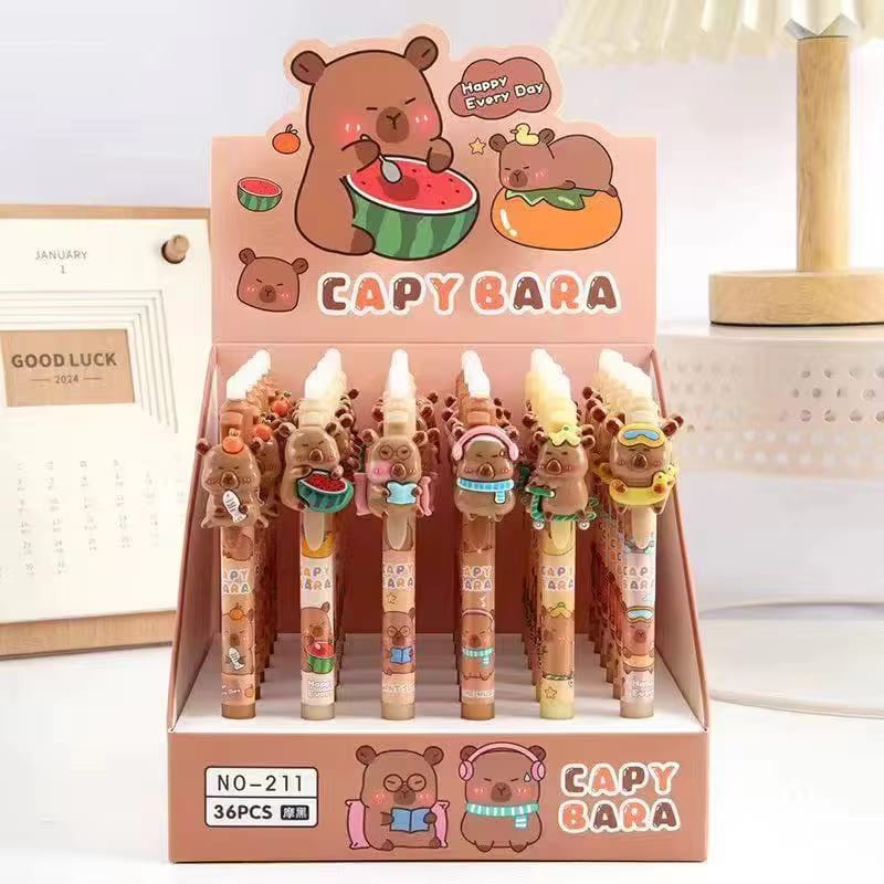 Capybara Erasable - Press Gel Pen