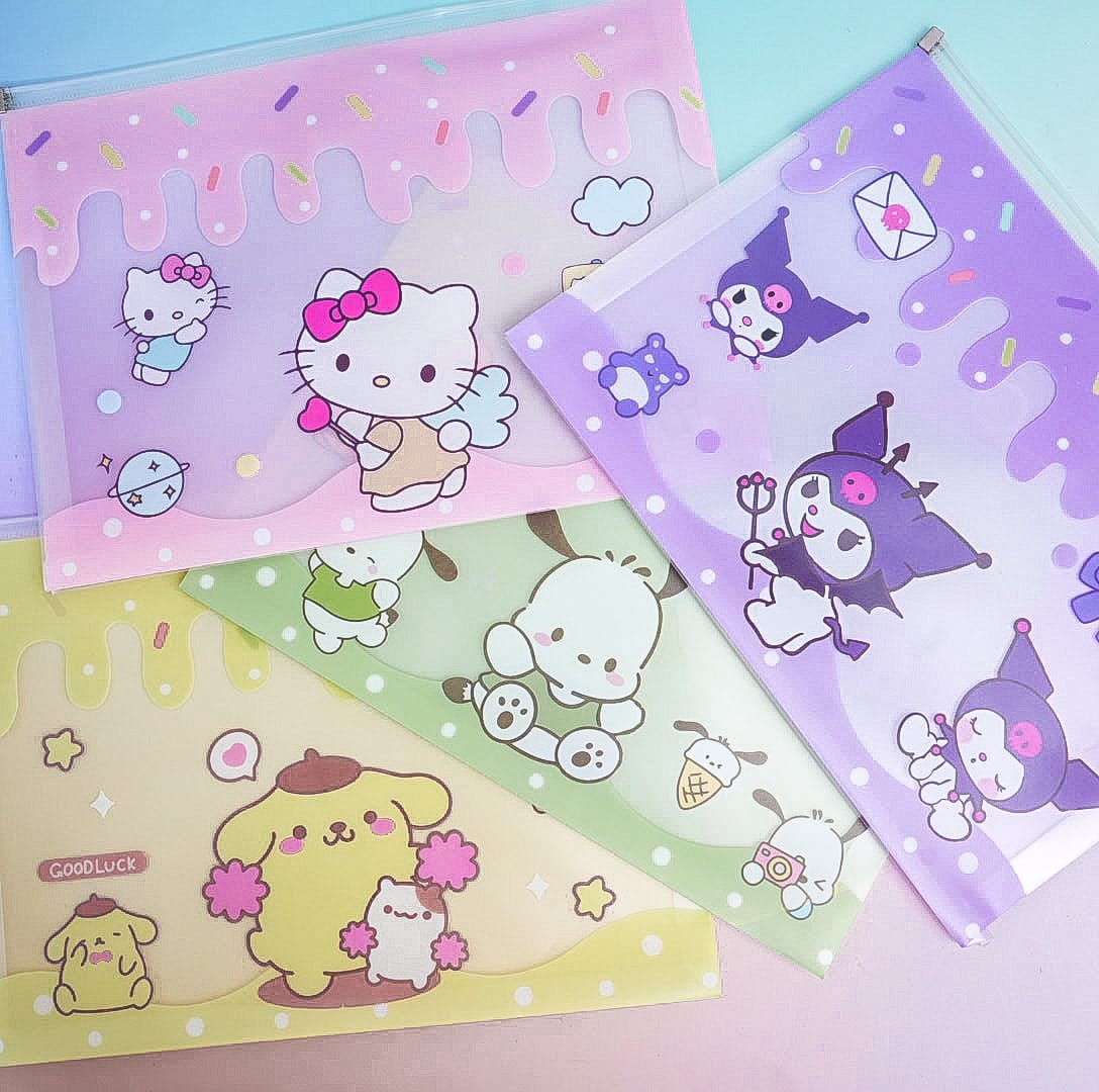 Sanrio Characters  - Document Folder / Pouch Style 2