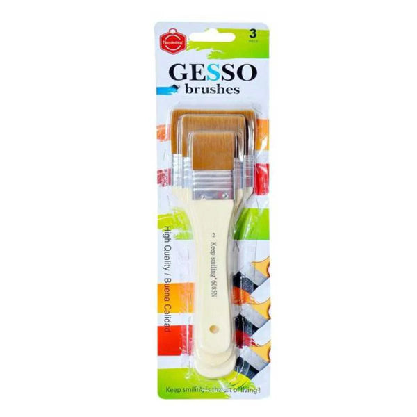 Keep Smiling Gesso Brush Set Of 3