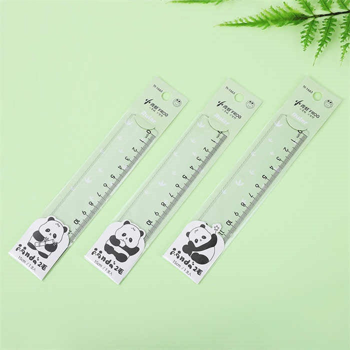 Panda Transparent 15cm - Ruler – The Blingspot Studio