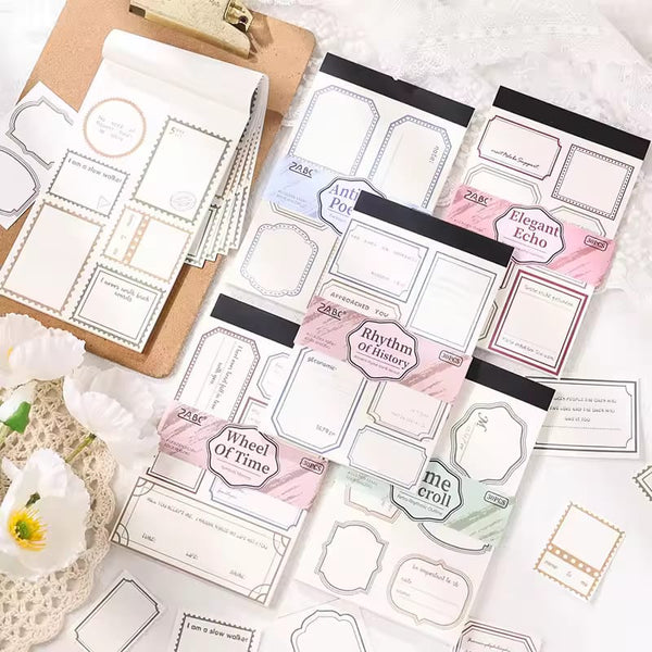 Ancient Rhyme Blank Record Series -  Scrapbooking Sheets