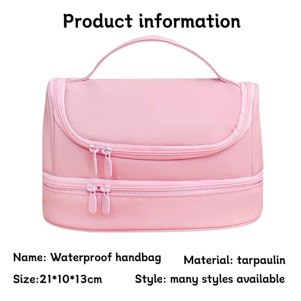 Soft Pink Premium Large Capacity - Multifunctional Pouch