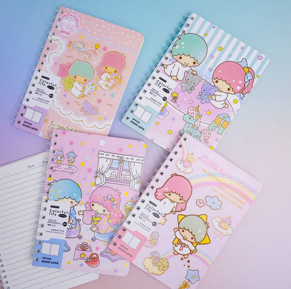 Little Twin Stars Spiral Notebook / Journal ( 68 Lined Pages )