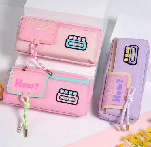 Fancy Premium 2 Zipper  - Large Pouch