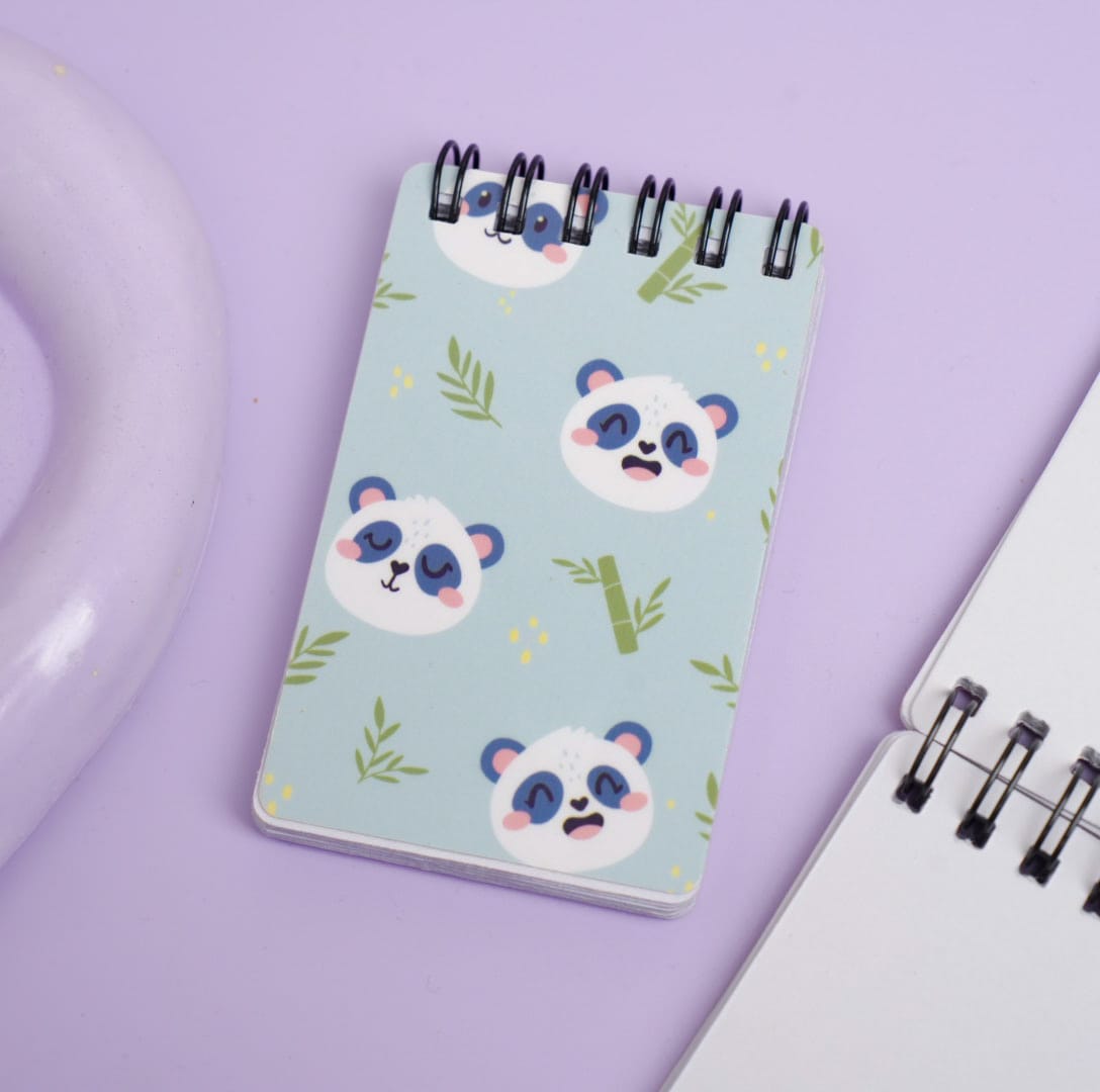 Jungle Panda Face - Mini Notepad