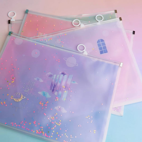 Galaxy -Document Folder Large Pouch