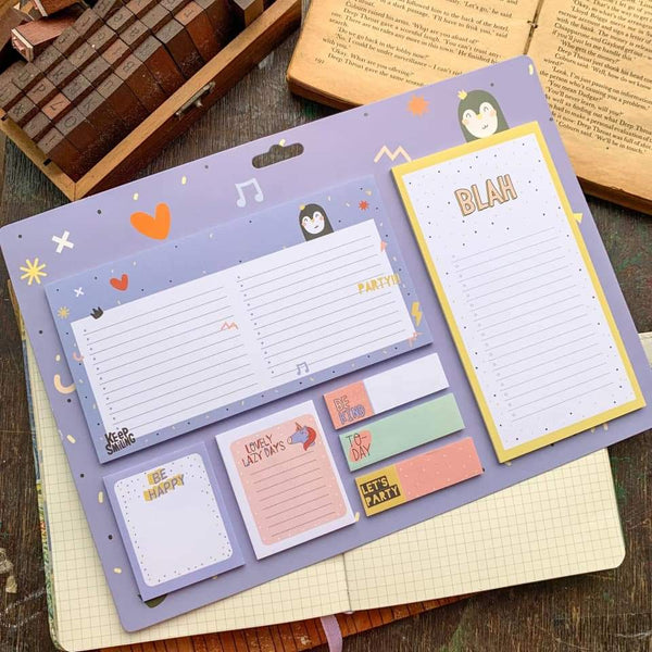 Weekly Planner & To Do List Sticky Note Set Of 7 - Style 3