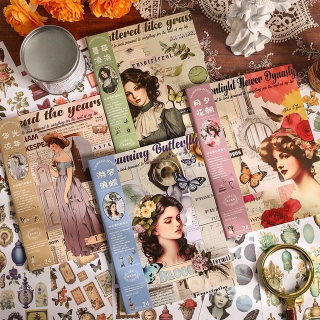 Vintage Collection Scrapbooking - Large Sticker Book