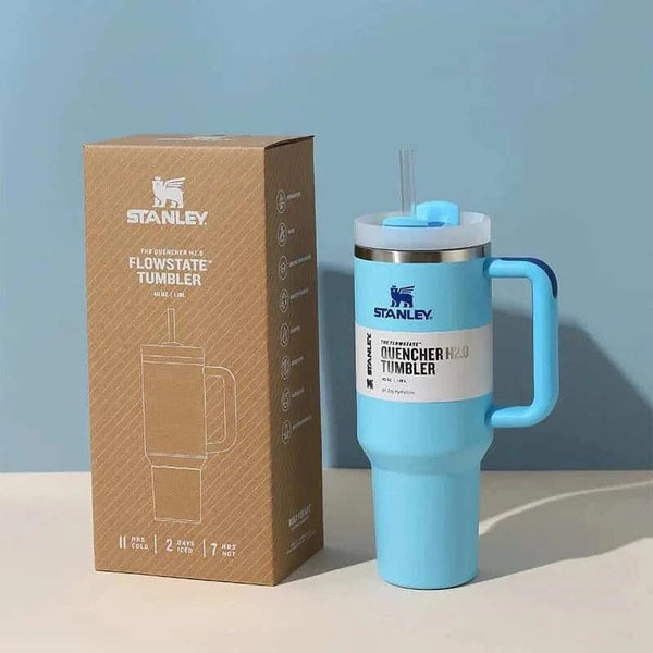 Blue Tumbler Cup Quencher H2.0 - Water Bottle / Sipper Cup
