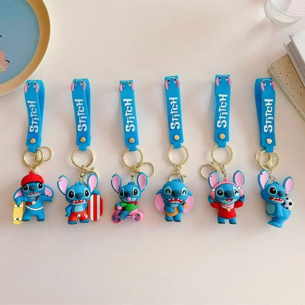 Happy Stitch Gold - Key Ring