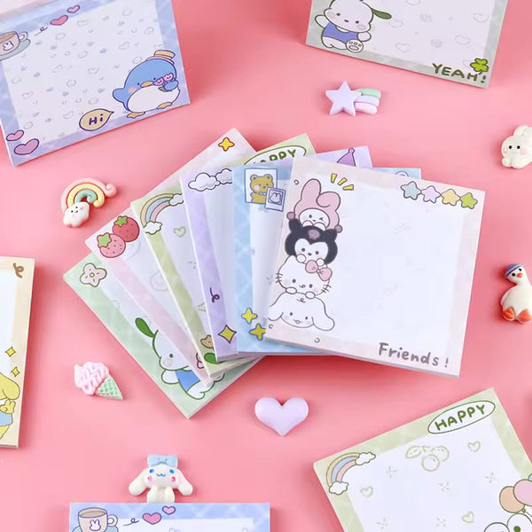 Sweet Sanrio Characters Notepad - Sticky Notes