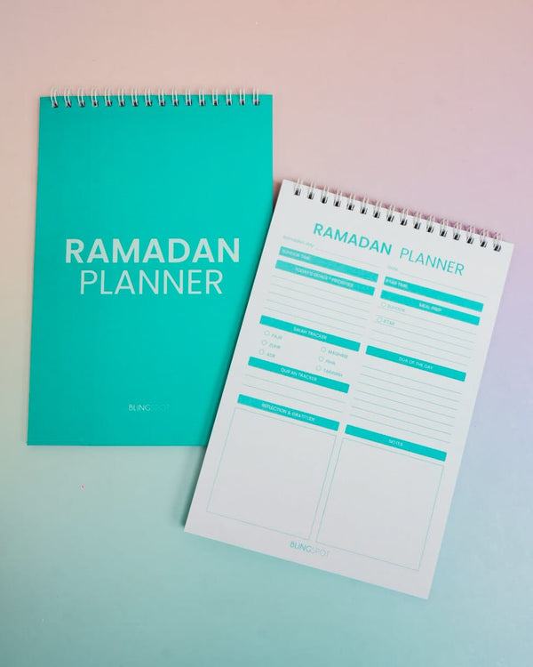 Ramadan Planner -  Blue - 🎁 FREE PEN