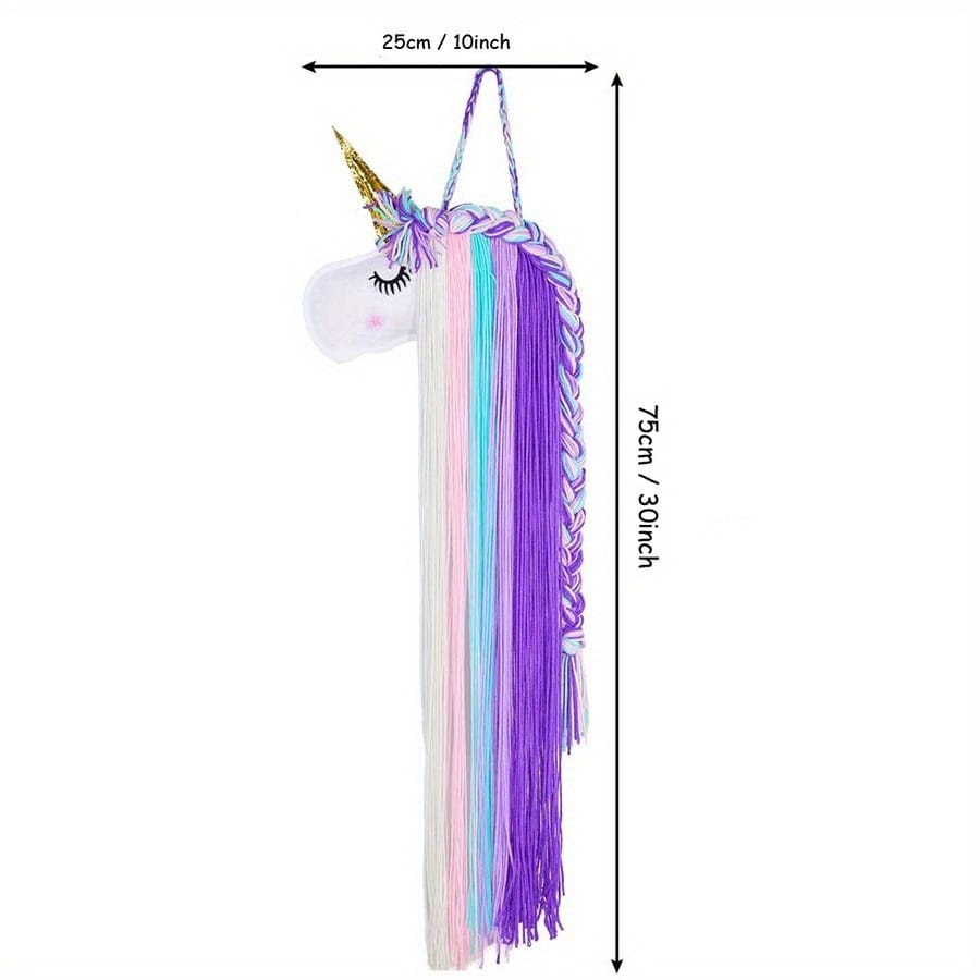 Magical Unicorn - Hair Accessories Organizer / Dream Catcher - Style 1