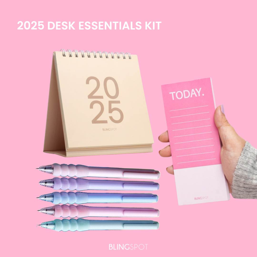 2025 Desk Essentials Kit 1 - Happy Deal