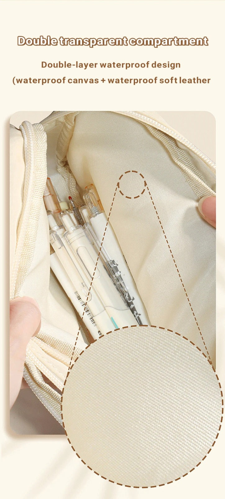 Basic Series Stationery Organizer Large - Pouch
