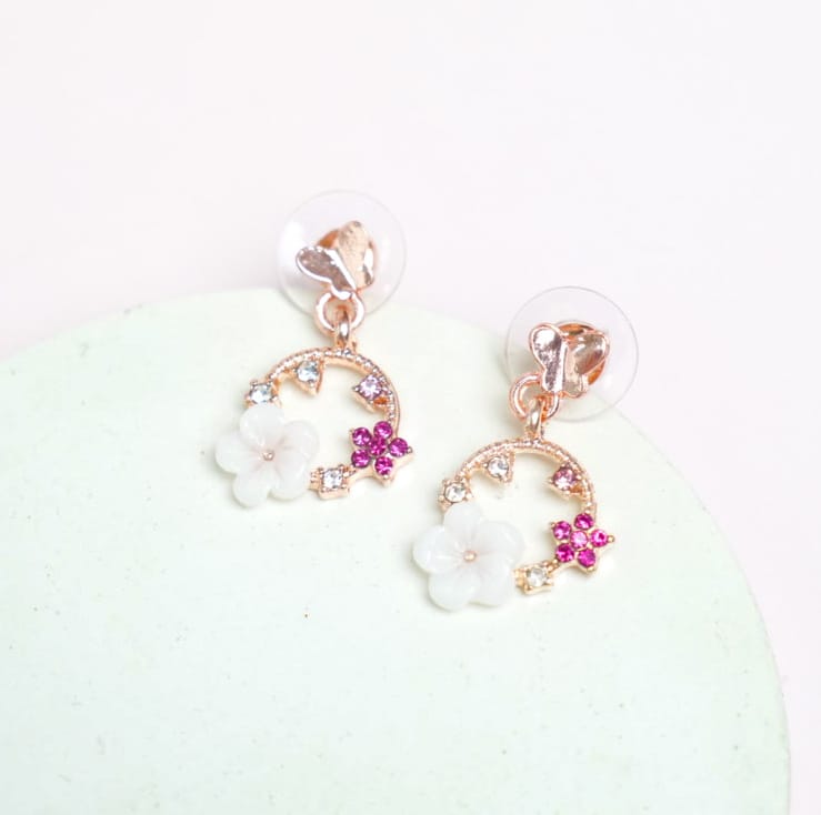 Floral Butterfly - Earrings Style 2