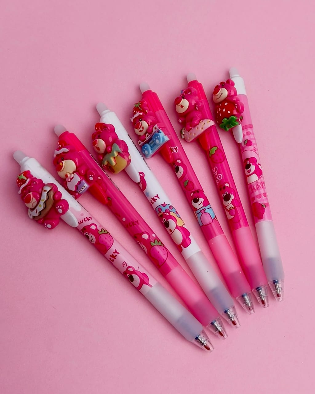 Pink Lotso Erasable - Press Gel Pen
