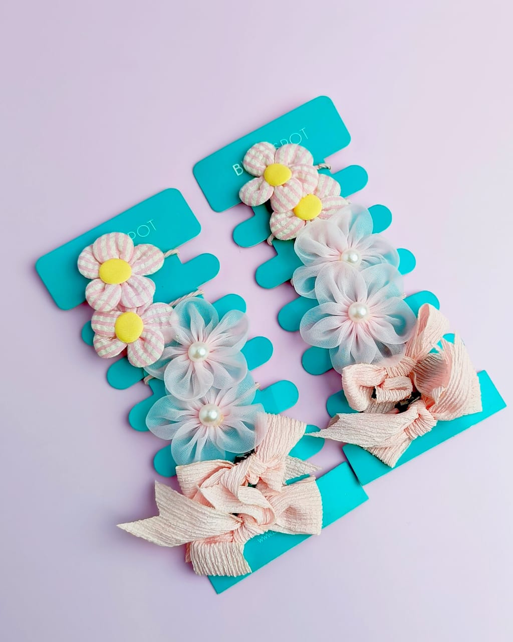 Bow&#39;n Flowers - Hair Ties Style 4