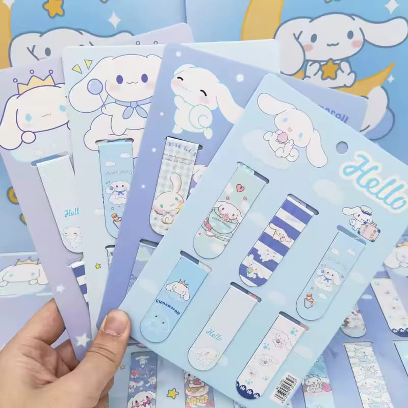 Cinnamoroll Magnetic - Bookmark Set Of 6
