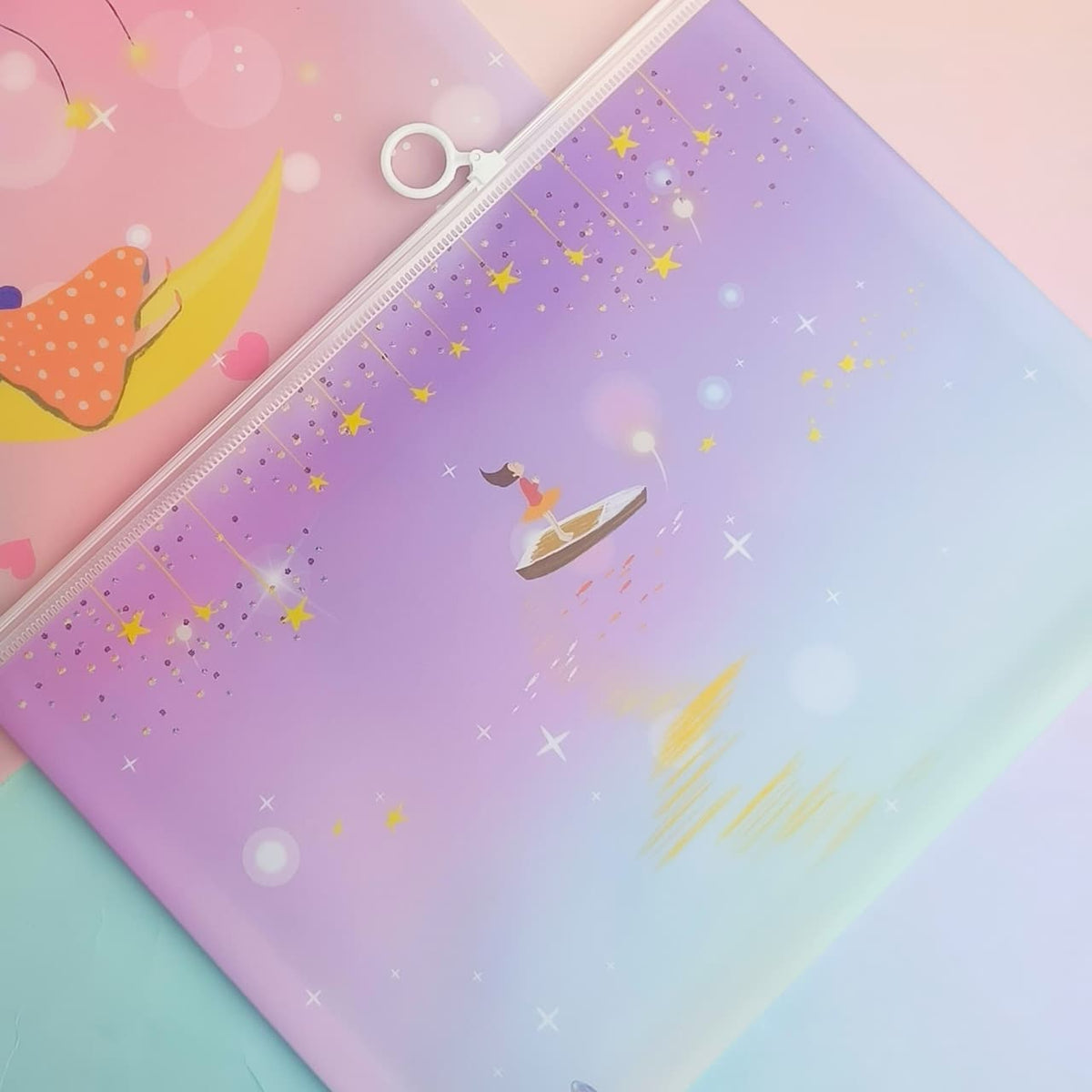 Dreaming Stars - Document Folder Large Pouch