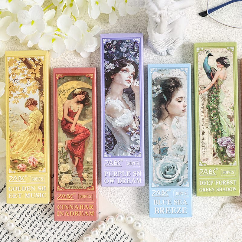 Spring Is Leisurely Floral Series - Bookmark Set Of 30
