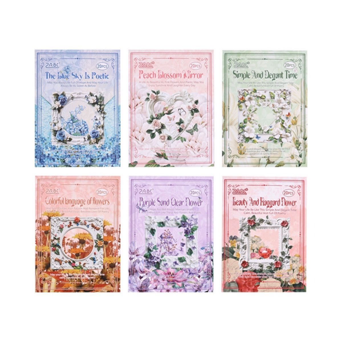 Colorful Floral Series - Sticker