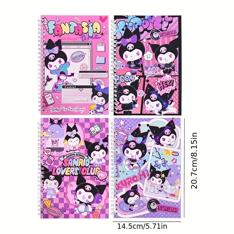 Kuromi  Spiral Notebook Journal - Style 2
