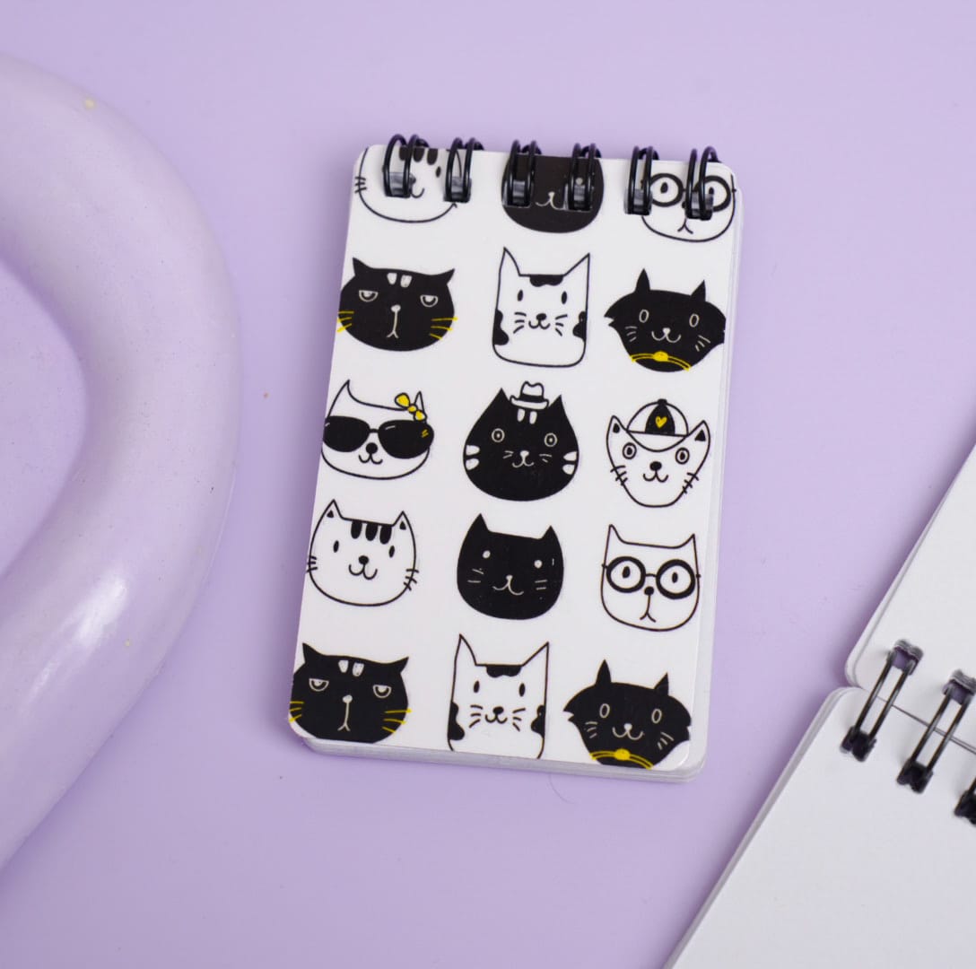 Cool Cat - Mini Notepad