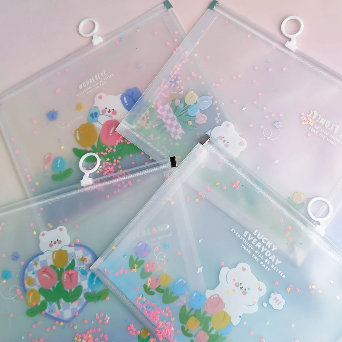 Animal Flowerland Transparent -  Document Pouch