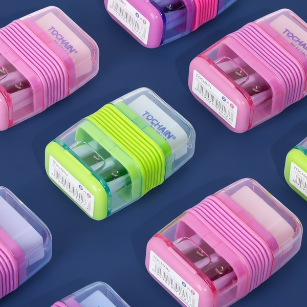 Candy Color  - Eraser & Sharpener ( 2 in 1 )