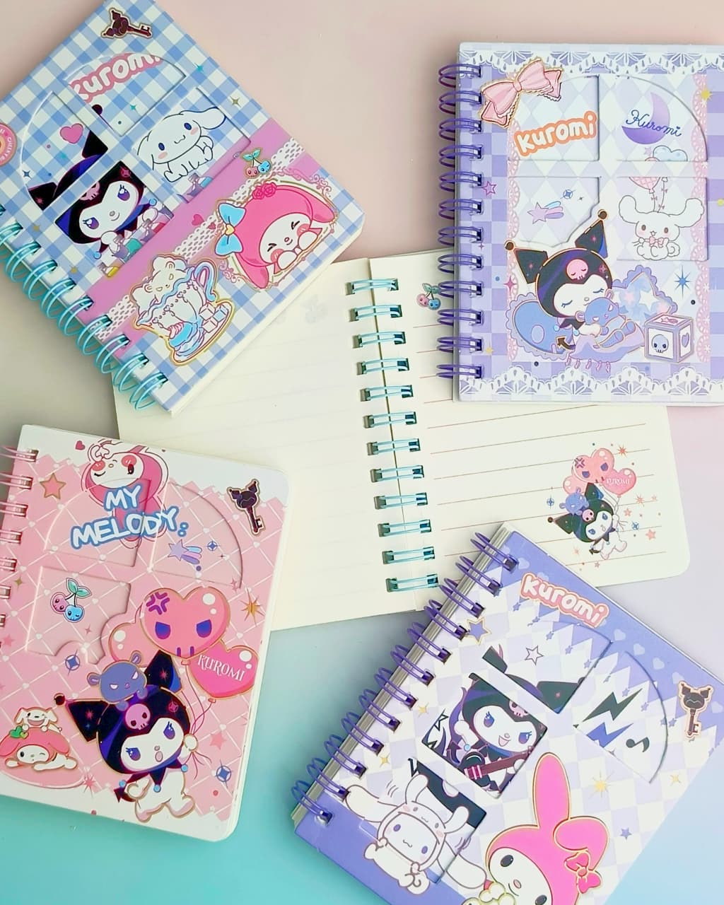 Sanrio Characters Family Window Diary  - Notebook / Journal