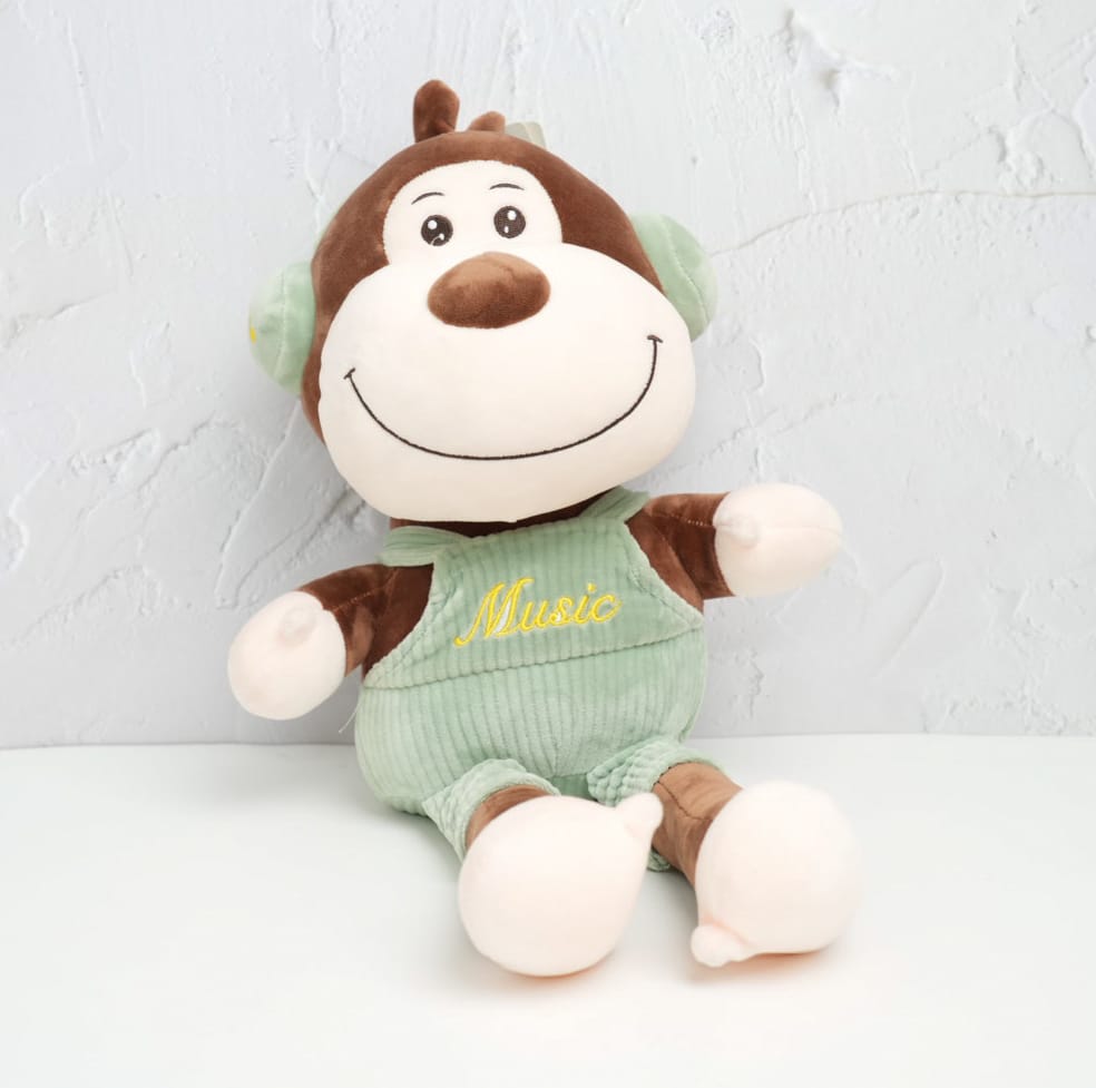 Music Lover Monkey - Plushie Soft Toy