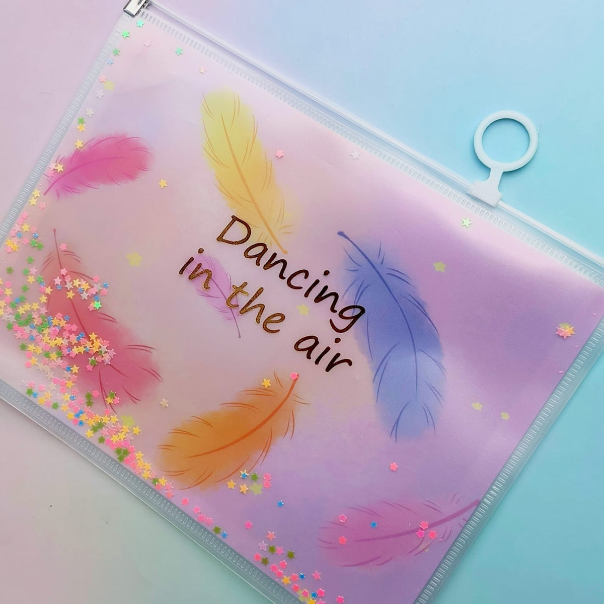 Dream Feather Transparent - Document Pouch