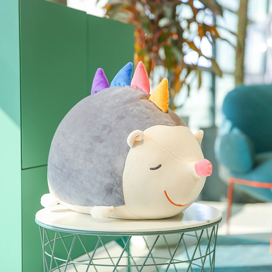 Rainbow Hedgehog - Plushie Soft Toy