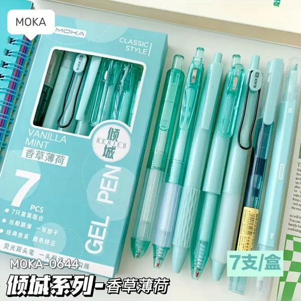 Vanila Mint - Classic Style Series - Set Of 7 Pens