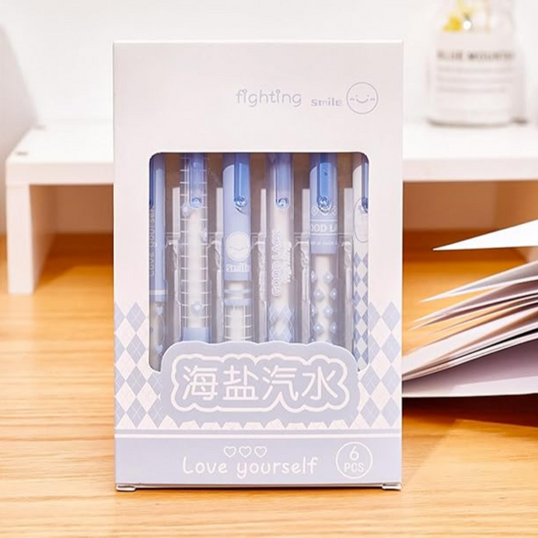 Love Yourself   - Press Gel Pen Set of 6